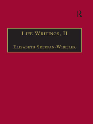 cover image of Life Writings, II
